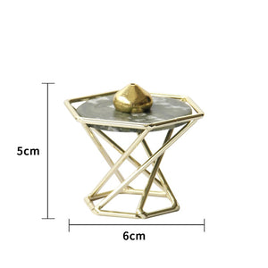 Incense Burner Water Drop Incense Holder High Tripod Home Decoration Hand-held Middle East Arabian Incense Stick acacuss