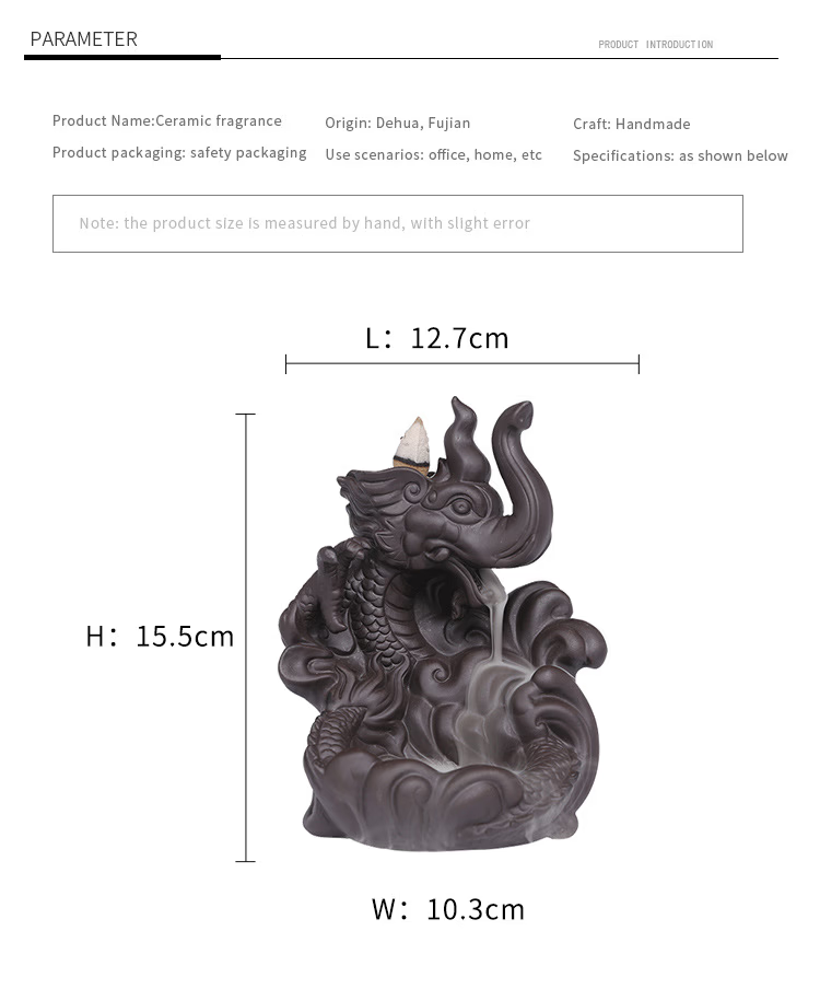 Incense Cone Waterfall with FREE 20 Cones - acacuss