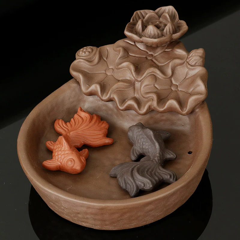 Incense Waterfall - Incense Burner for Cones Fish - acacuss