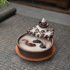Incense Waterfall - Incense Burner for Cones Fish - acacuss