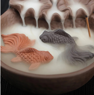 Incense Waterfall - Incense Burner for Cones Fish - acacuss