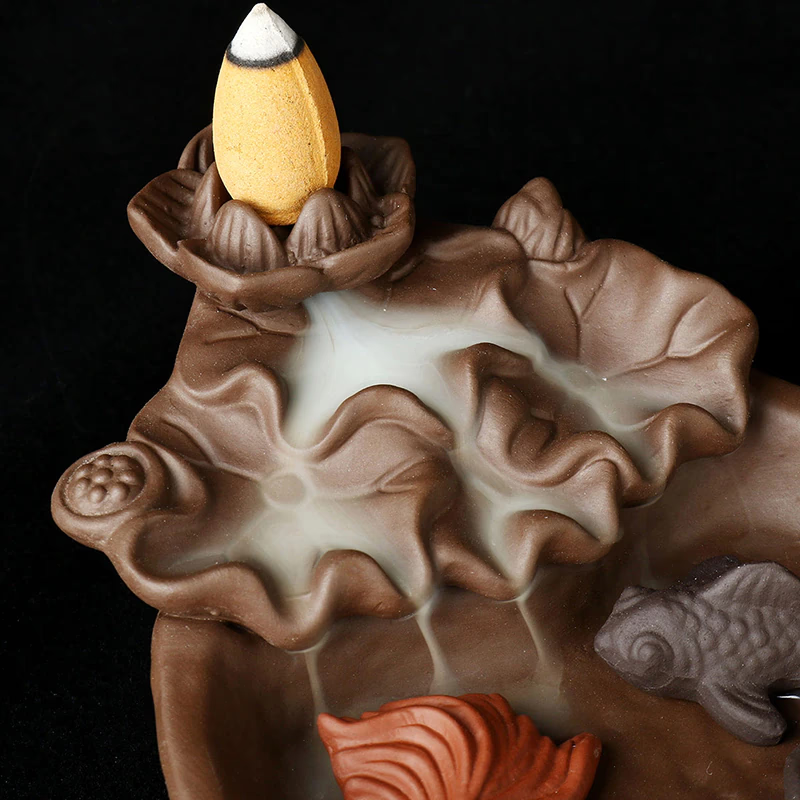 Incense Waterfall - Incense Burner for Cones Fish - acacuss