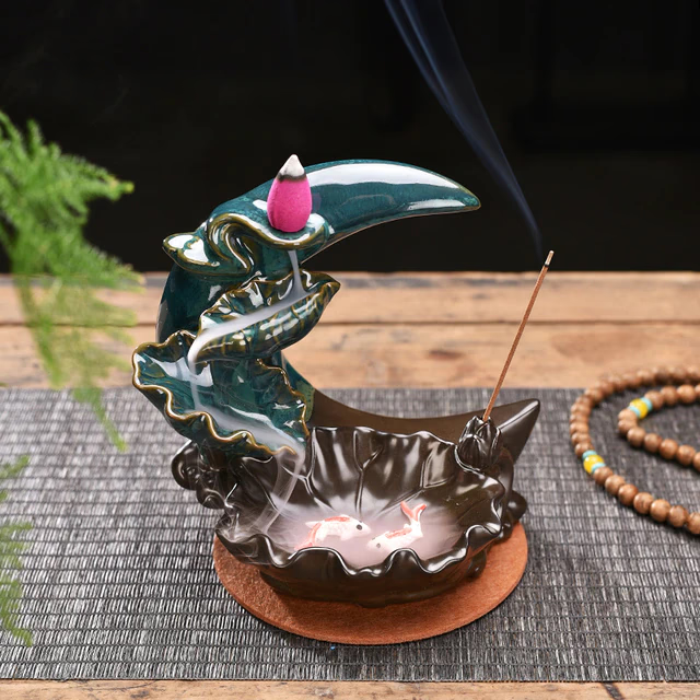 Incense stick holder - Moon Incense Burner - acacuss
