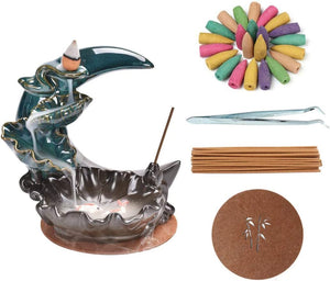 Incense stick holder - Moon Incense Burner - acacuss