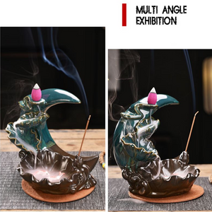Incense stick holder - Moon Incense Burner - acacuss