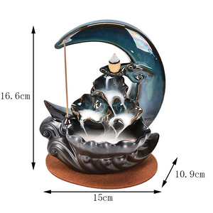 Incense stick holder - Moon Incense Burner - acacuss