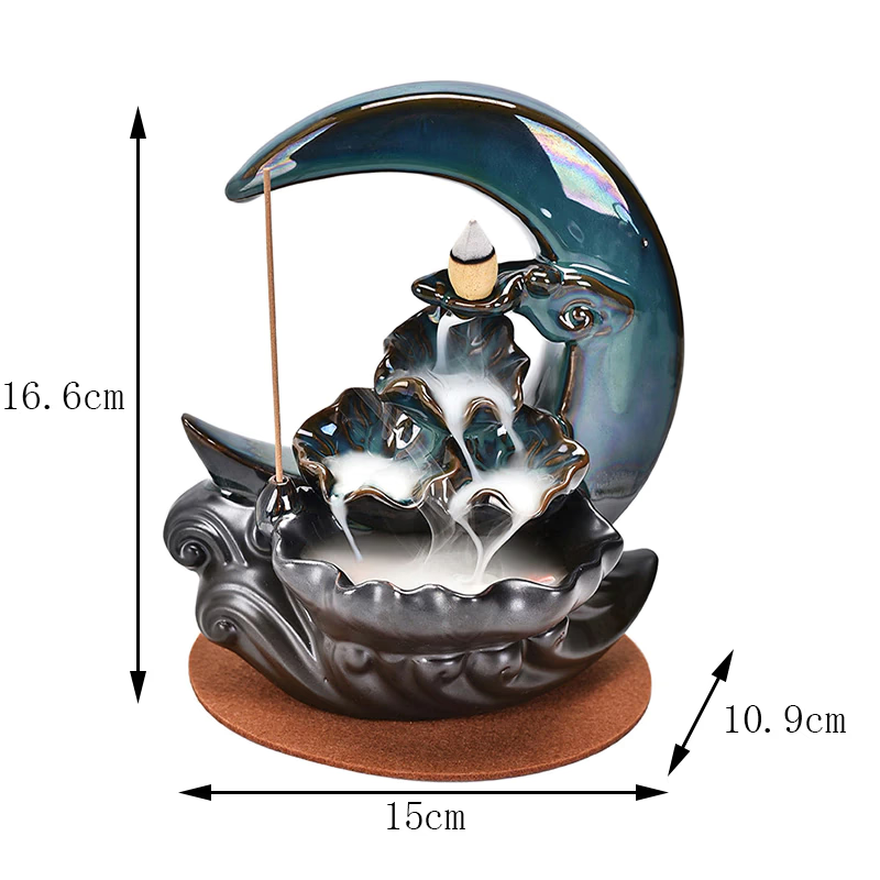 Incense stick holder - Moon Incense Burner - acacuss