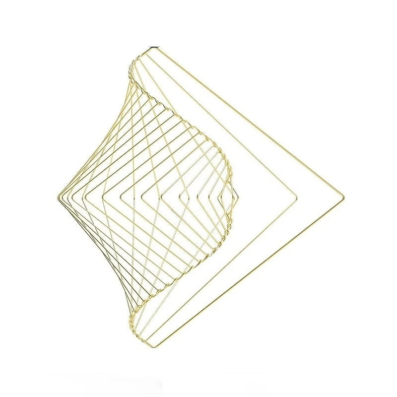 Innovative TOP Atellani Rotating Kinetic Wind Spinner Decompression Metal Crafts Gifts Office Decoratio Kinetrika Fibonacci acacuss