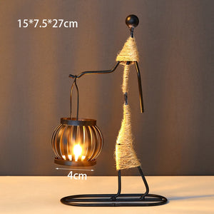 Iron Candle Holders Home Decor Creative Candle Holder Party Decoration Accessories Romantic Candlestick Table Ornament Unique acacuss