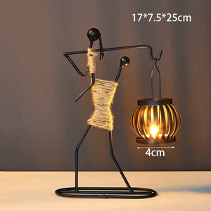 Iron Candle Holders Home Decor Creative Candle Holder Party Decoration Accessories Romantic Candlestick Table Ornament Unique acacuss