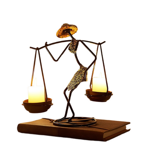 Iron Candle Holders Home Decor Creative Candle Holder Party Decoration Accessories Romantic Candlestick Table Ornament Unique acacuss