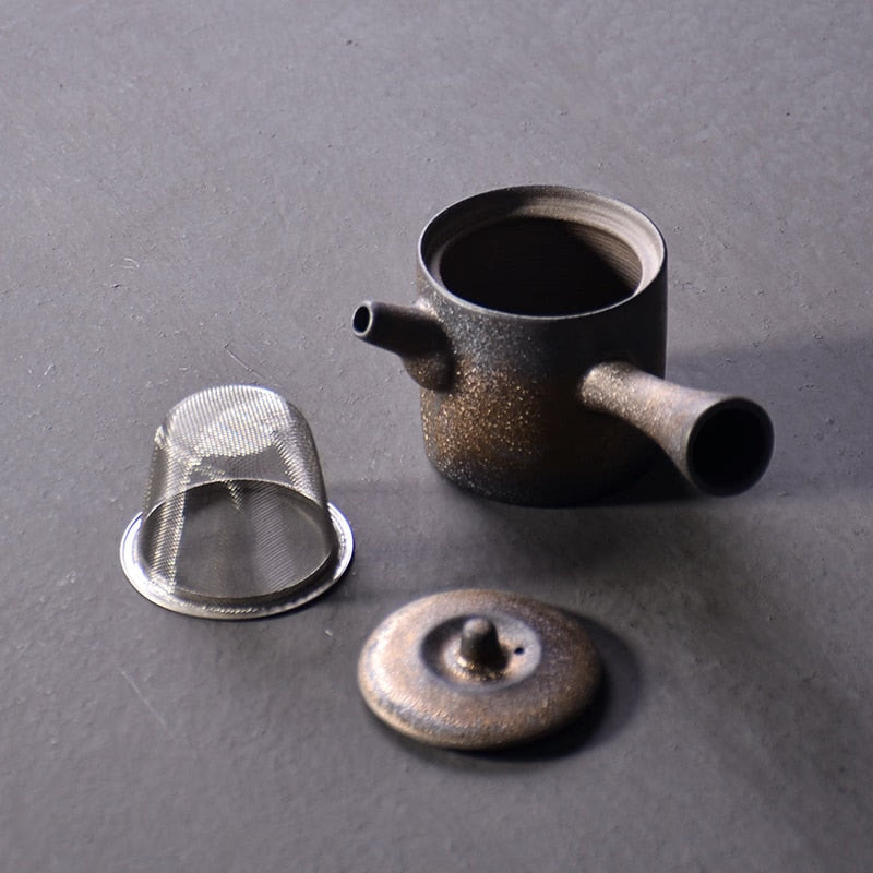 Japan ceramic kyusu teapots vintage chinese kung fu tea pot drinkware 200ml acacuss