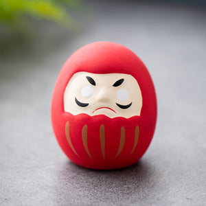 Japanese Ceramic Daruma Doll Crafts Lucky Charm Fortune Ornament Landscape Home Decor Miniature Accessories Gifts Desk acacuss
