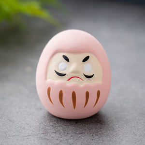 Japanese Ceramic Daruma Doll Crafts Lucky Charm Fortune Ornament Landscape Home Decor Miniature Accessories Gifts Desk acacuss