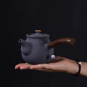 Japanese Ceramic Kyusu Teapot Vintage Side Handle Tea po Drinkware 200ML acacuss