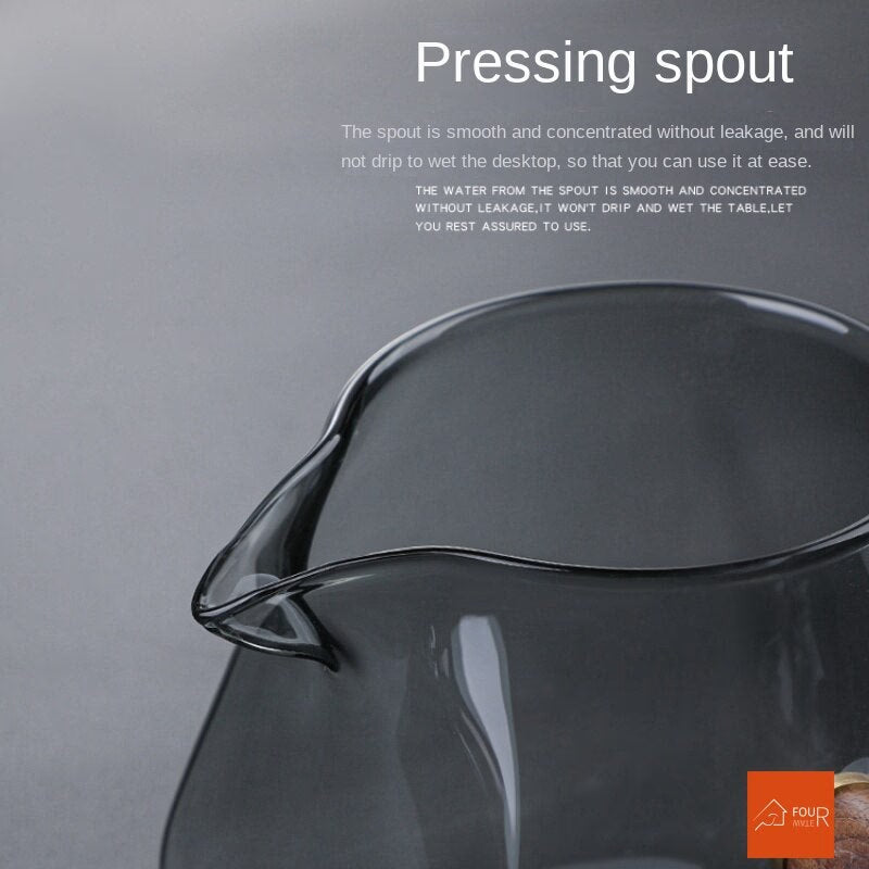 Japanese Glass Teapot Wooden Handle Boil Teapot Electric Ceramic Oven Tea Maker High-end Tea Set Heat-resistant Teapot 700ml acacuss