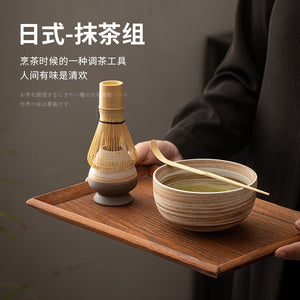 Japanese Matcha Set Safe Bamboo Whisk Teaspoon Tea Sets Indoor Beverage Shop Tea-making Tools Accessories Birthday Gifts home acacuss