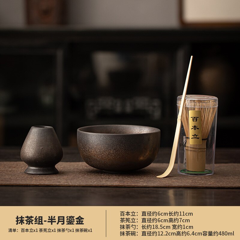 Japanese Matcha Set Safe Bamboo Whisk Teaspoon Tea Sets Indoor Beverage Shop Tea-making Tools Accessories Birthday Gifts home acacuss