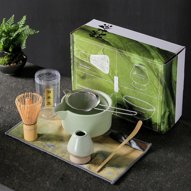 Japanese Matcha Tea Set Bamboo Tea Spoon Indoor Drinking Tea Brewing Utensils Song Dynasty Kung Fu Tea Accessories Birthday Gift acacuss