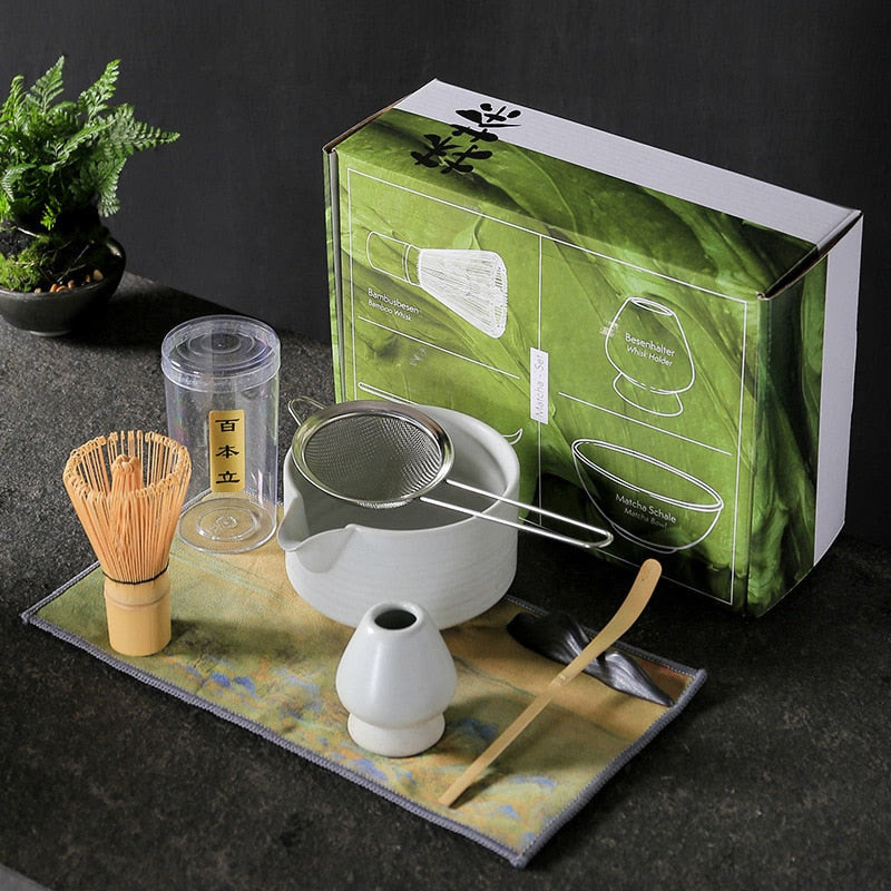 Japanese Matcha Tea Set Bamboo Tea Spoon Indoor Drinking Tea Brewing Utensils Song Dynasty Kung Fu Tea Accessories Birthday Gift acacuss