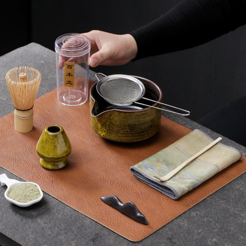 Japanese Matcha Tea Set Bamboo Tea Spoon Indoor Drinking Tea Brewing Utensils Song Dynasty Kung Fu Tea Accessories Birthday Gift acacuss