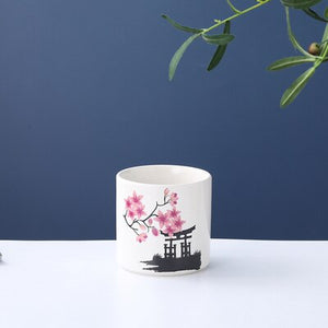 Japanese Sake Pot Set Fruit Wine Mug Sake Cup Household Baijiu Wine Mug Ceramic Sake Wine Set acacuss