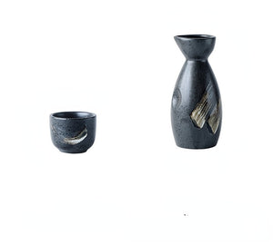 Japanese Style Wine Set, Ceramic Sake Set, Wine Dispenser, White Wine, Rice Wine Cup, Small Wine Glass, Home Drinking Set acacuss