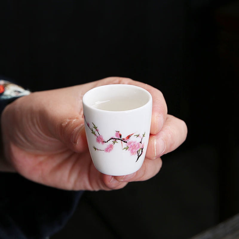 Japanese Style Wine Set Japanese Style Sake Cup Ceramic Jug Wine Dispenser Decanter Small Wine Cup Small Wine Glass One Mouthful acacuss