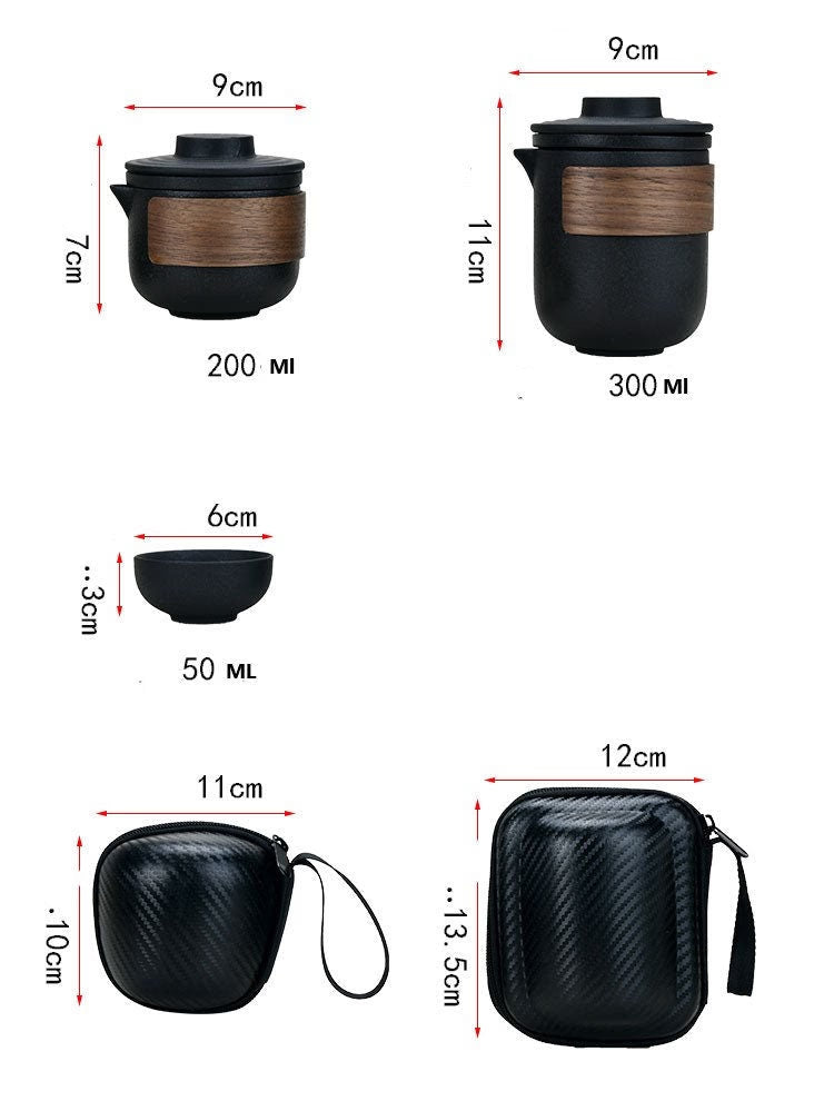 Japanese Travel Ceramic Tea Cup - acacuss