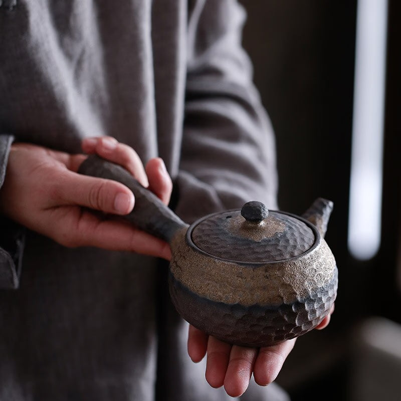Japanese ceramic kyusu teapot kettle chinese kung fu tea pot drinkware 200ml acacuss