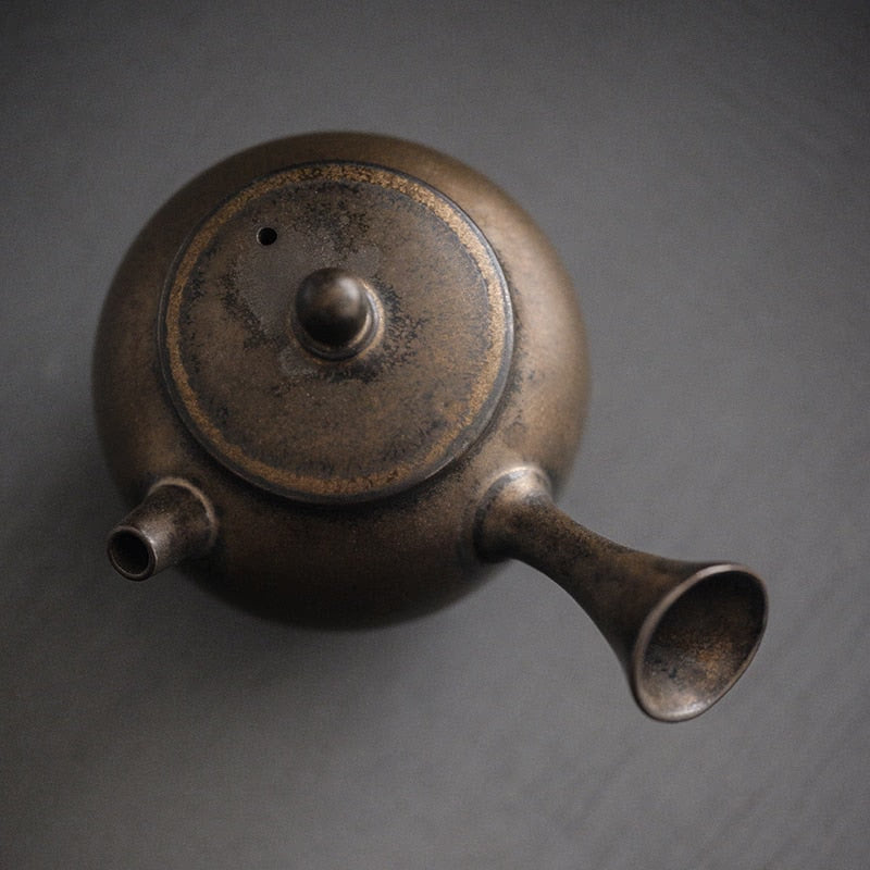 Japanese ceramic kyusu teapots tea kettle chinese tea pot drinkware 160ml acacuss