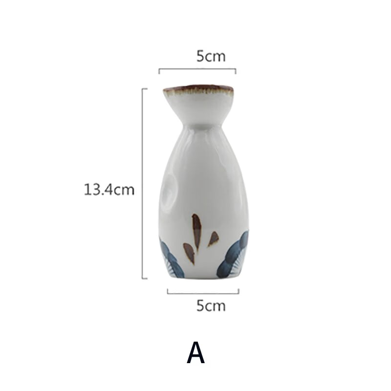 Japanese ceramic wine set Hotel restaurant small wine set Bar tool Sake flagon acacuss