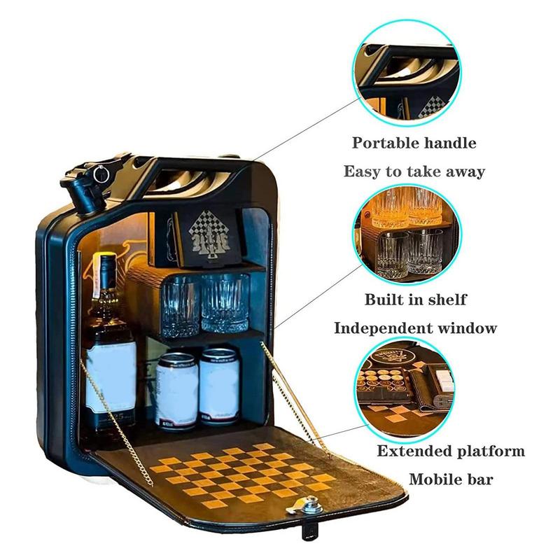 Jerry Can Mini Bars Whiskey Bar Cabinet Mini Bar Jerry Can Gifts For Husband Minibars Bar Cabinet Shape Wine Storage Bar Gifts acacuss