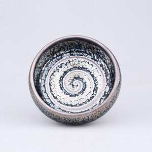 Jian zhan Swirl Tenmoku Tea Cup Natural Clay Glaze Fire in Kiln under 1300 Celcius Porcelain Tea Bowl Ceramic Teacup acacuss