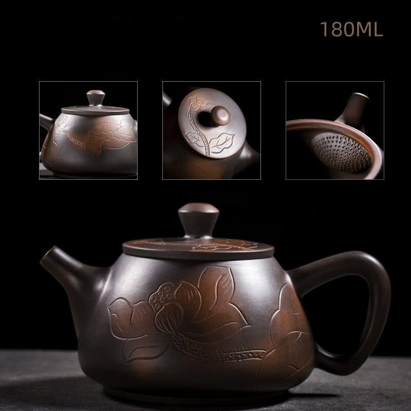 Jianshui Purple Pottery Pot Ceramic Kung Fu Teapot Tea Kettle Handmade Teapot Tea Maker Tea Set Small Teapot Teawater Sets acacuss