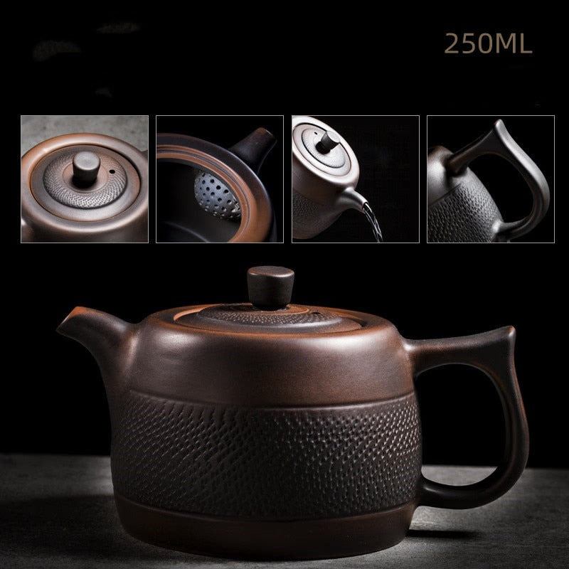 Jianshui Purple Pottery Pot Ceramic Kung Fu Teapot Tea Kettle Handmade Teapot Tea Maker Tea Set Small Teapot Teawater Sets acacuss