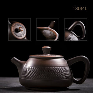 Jianshui Purple Pottery Pot Ceramic Kung Fu Teapot Tea Kettle Handmade Teapot Tea Maker Tea Set Small Teapot Teawater Sets acacuss