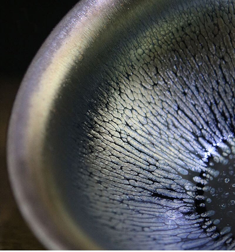 Jianzhan Best Tea Cup Chawan Bowl Tenmoku Clay Glaze China Pottery Ceremic Porcelain Handmade by Song Crafts acacuss