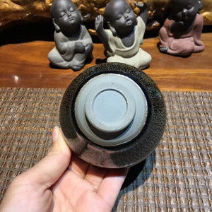 Jianzhan Chinese Porcelain Tea Cup Historic Style Tenmoku Glaze Handmade Natural Environmental Friendly acacuss