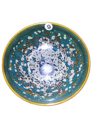 Jianzhan Chinese Vintage Tea Cup Tea Cups Oil Glaze Tenmoku Pottery HealthGift box for self use(Mo mei) acacuss