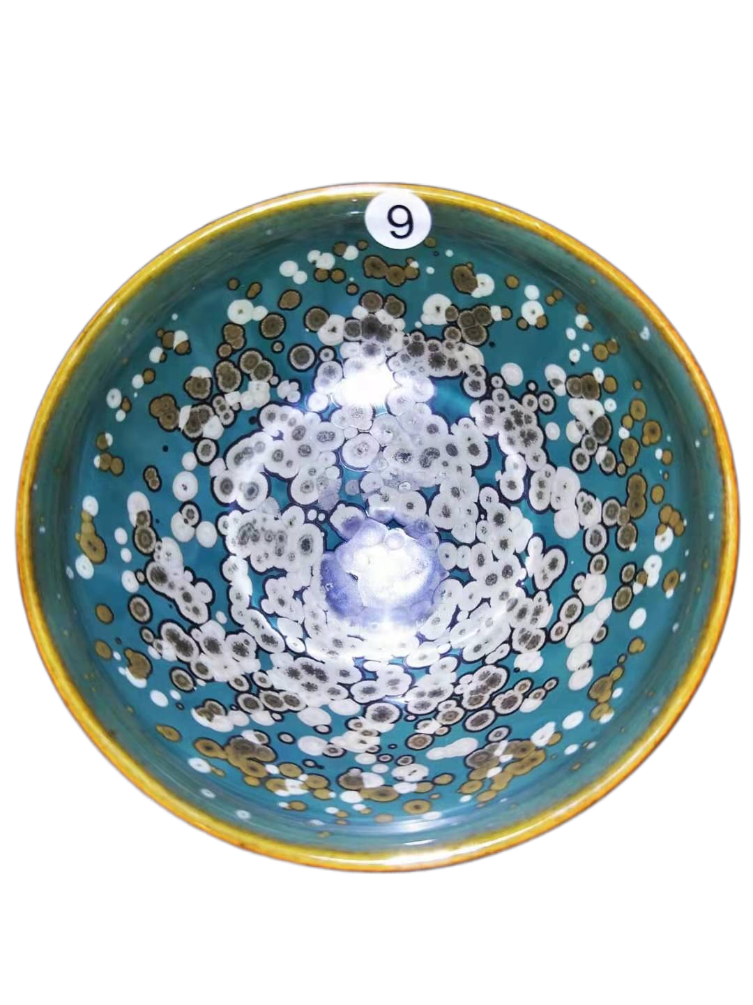 Jianzhan Chinese Vintage Tea Cup Tea Cups Oil Glaze Tenmoku Pottery HealthGift box for self use(Mo mei) acacuss