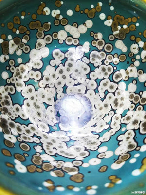 Jianzhan Chinese Vintage Tea Cup Tea Cups Oil Glaze Tenmoku Pottery HealthGift box for self use(Mo mei) acacuss