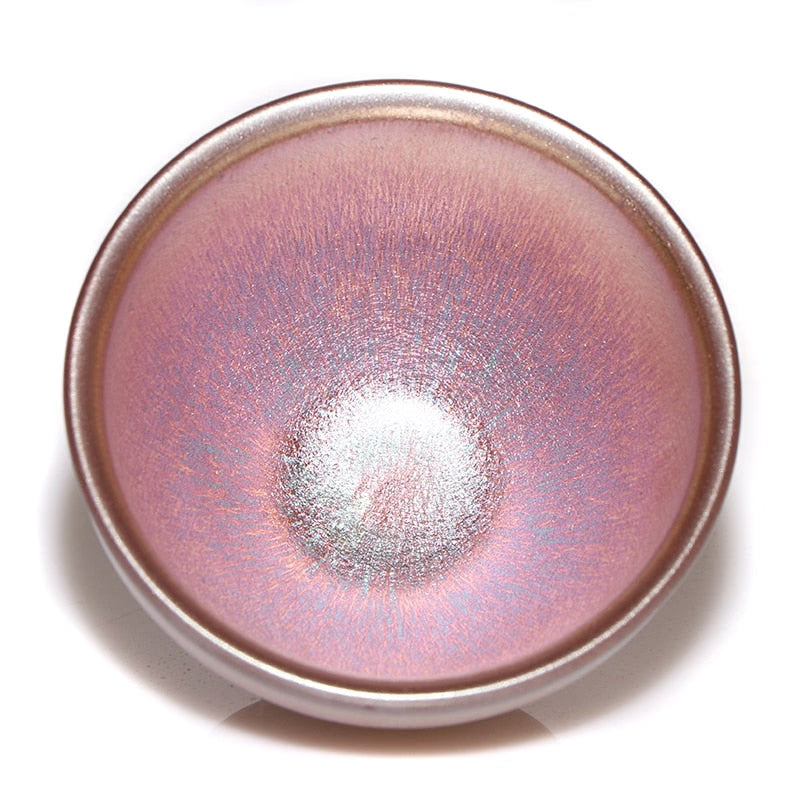 Jianzhan Colorful Tenmoku Tea Bowl Cup Tea Porcelain Handmade Under-glazed Technique for Tea Ceremony Tea Service cup and cup acacuss