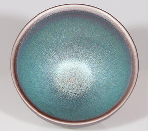 Jianzhan Colorful Tenmoku Tea Bowl Cup Tea Porcelain Handmade Under-glazed Technique for Tea Ceremony Tea Service cup and cup acacuss