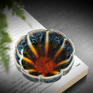 Jianzhan Kiln Becomes Tea Cup Tianmu Glazed Star Sky Tea Cup Ceramic Master Cup Brushed Kung Fu Tea Set Household Business Gift acacuss