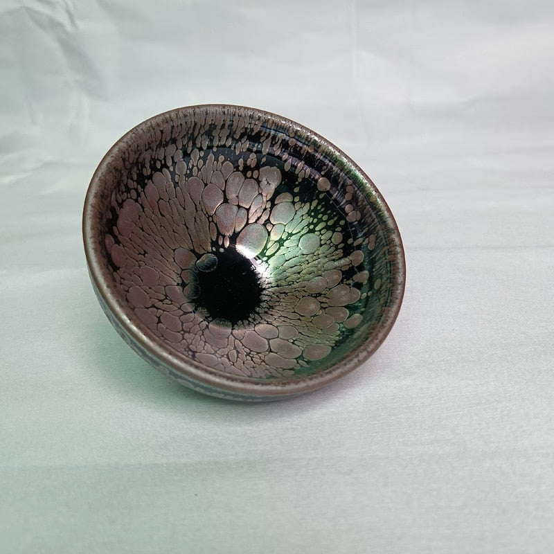 Jianzhan Purple Cup of Tea Loose Leaf Tea Cups Yuteki Tenmoku Glaze acacuss