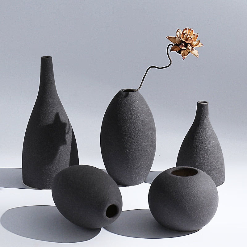 Jingdezhen Ceramic Vase Flower Vases For Flowers Homes Ware Modern Ins Simple Creative Hipster Vase Home Decoration Accessories acacuss