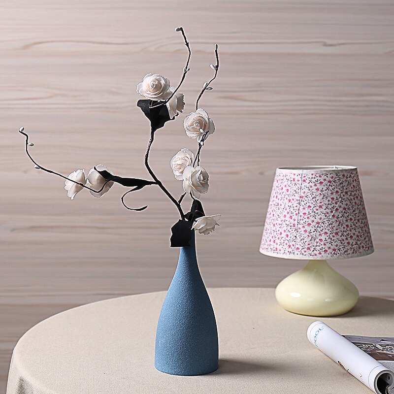 Jingdezhen Ceramic Vase Flower Vases For Flowers Homes Ware Modern Ins Simple Creative Hipster Vase Home Decoration Accessories acacuss