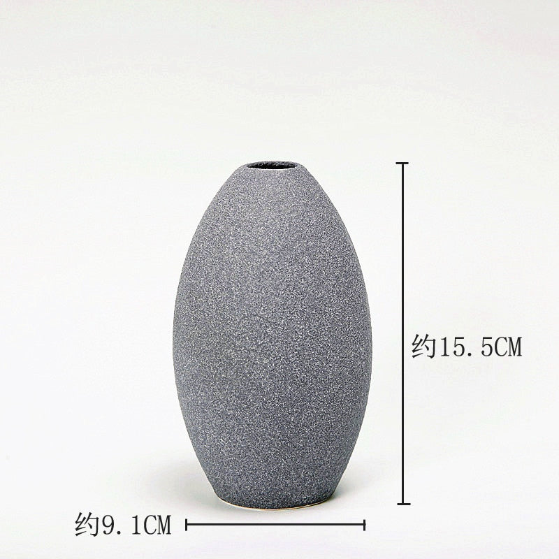 Jingdezhen Ceramic Vase Flower Vases For Flowers Homes Ware Modern Ins Simple Creative Hipster Vase Home Decoration Accessories acacuss