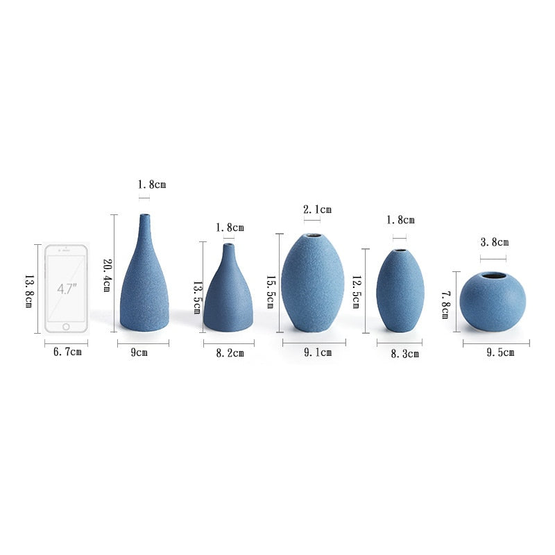 Jingdezhen Ceramic Vase Flower Vases For Flowers Homes Ware Modern Ins Simple Creative Hipster Vase Home Decoration Accessories acacuss